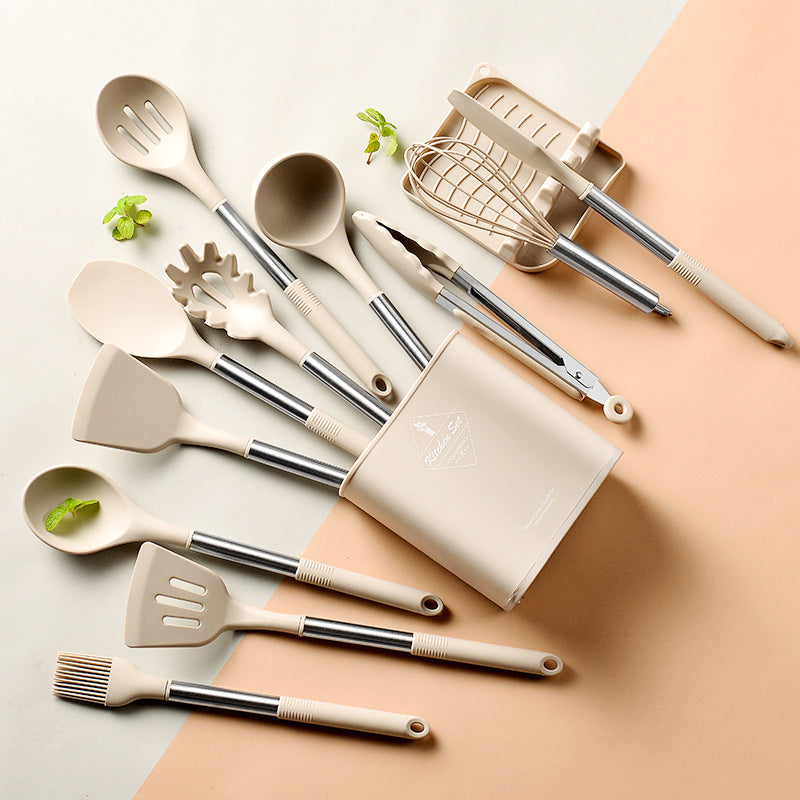 Heat-Resistant Silicone Cooking Utensils Set