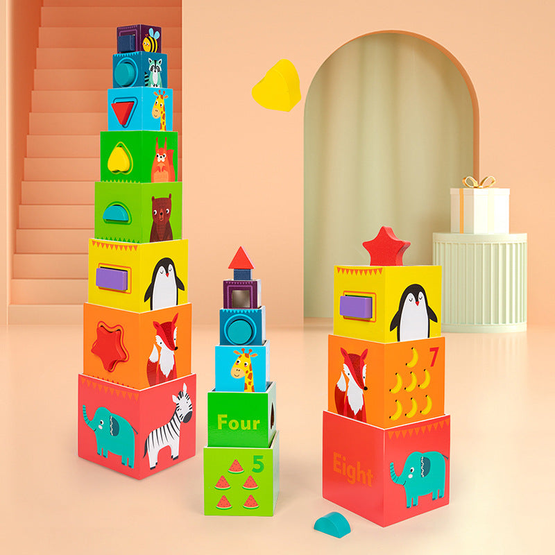 Montessori Wooden Stacking Toys